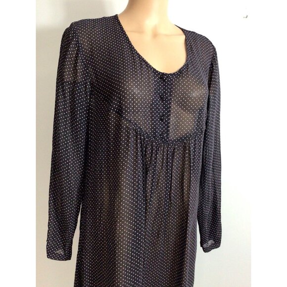 April Cornell Polka Dot Boho Dress Womens Large - Picture 6 of 7